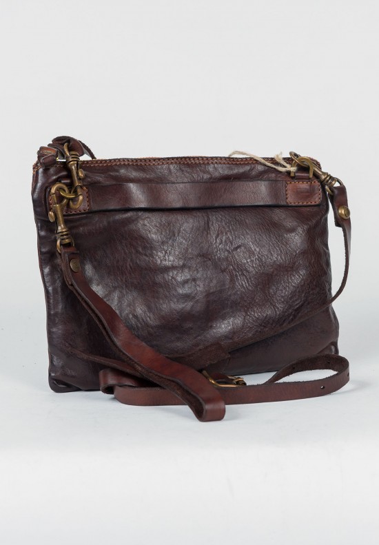 Campomaggi Cross Body Clutch Bag in Moro