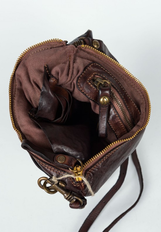 Campomaggi Cross Body Clutch Bag in Moro