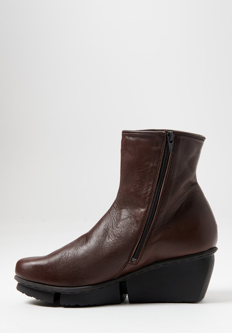 Trippen Force Reduced Ankle Bootie in Espresso	