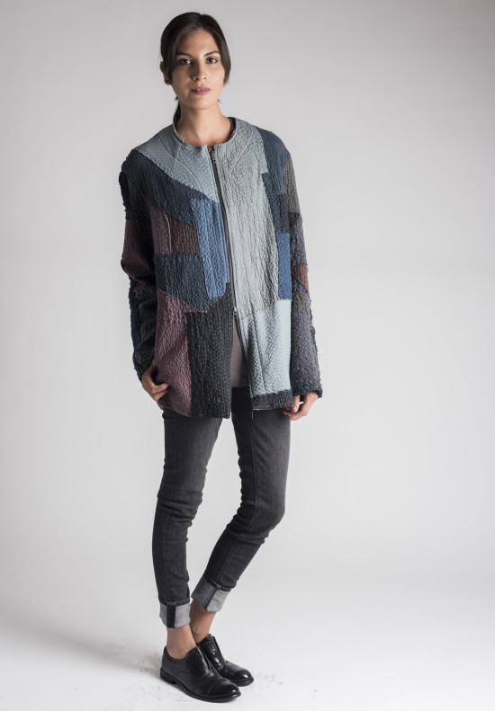 By Walid Zaina Cardigan in Pewter