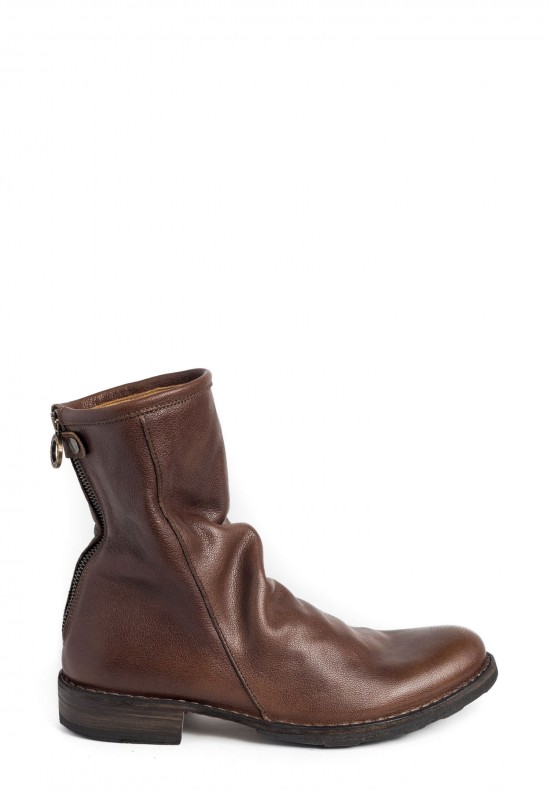 Fiorentini and Baker Even Crumpled Front Mid Heel Boot in Copper ...