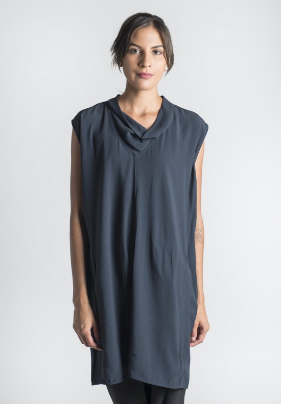 Rick Owens Abito Cowled Tunic in Passport | Santa Fe Dry Goods ...