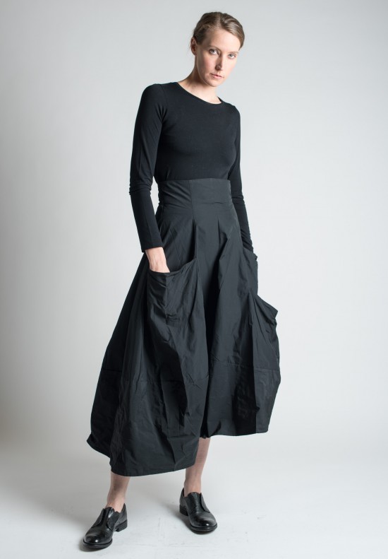 Elm by Matthildur Tafeta Skirt in Black | Santa Fe Dry Goods . Workshop ...