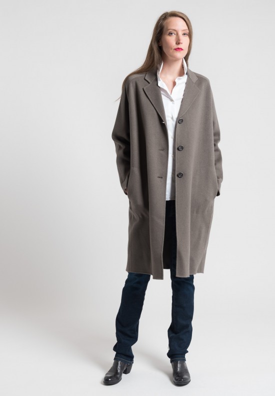 Pauw Long Cashmere Coat in Light Brown | Santa Fe Dry Goods . Workshop ...