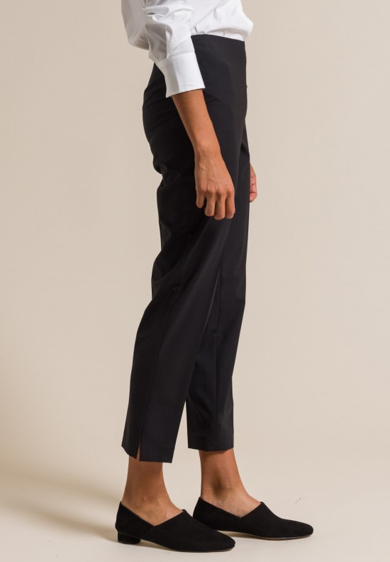 Brunello Cucinelli Wool Blend Trousers in Black