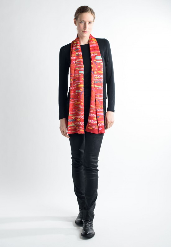 Pineda Covalin Dreamcatcher Scarf in Red	