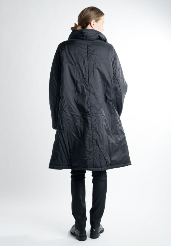 Rundholz Black Label Oversized Puffer Coat in Black | Santa Fe Dry ...