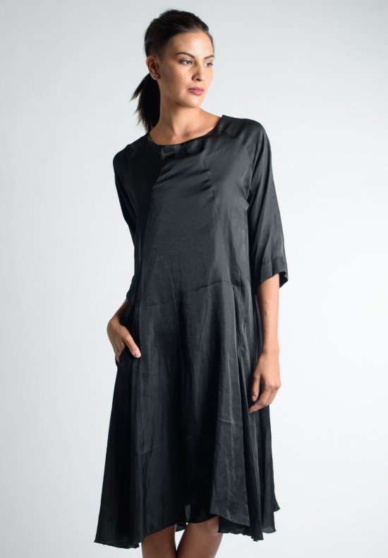 Elm by Matthildur Silk Dress in Black | Santa Fe Dry Goods . Workshop ...