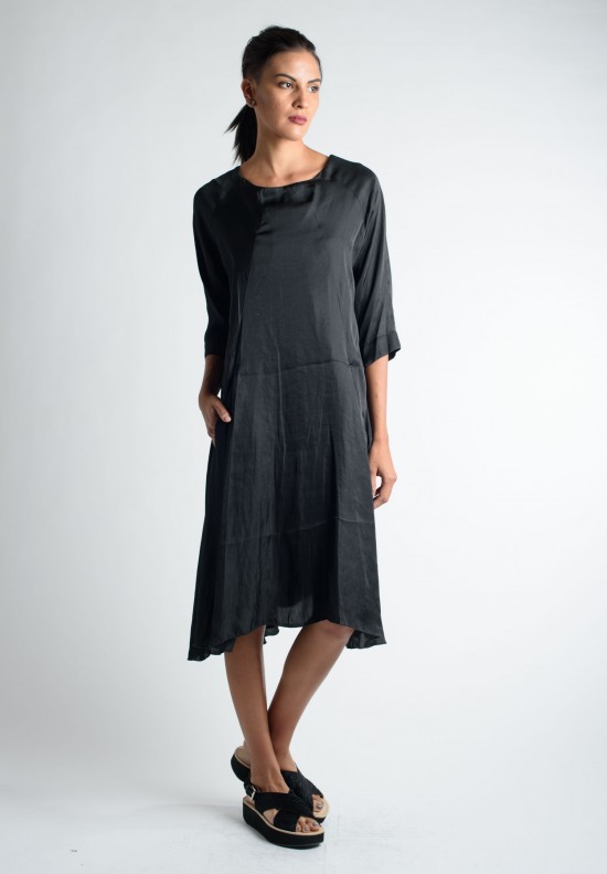 Elm by Matthildur Silk Dress in Black | Santa Fe Dry Goods . Workshop ...