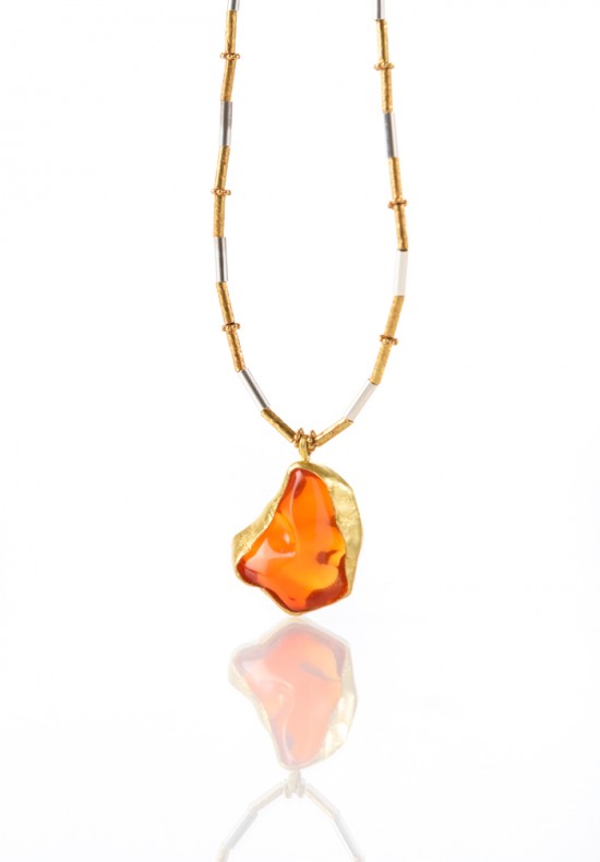 Greig Porter Mexican Fire Opal Necklace	