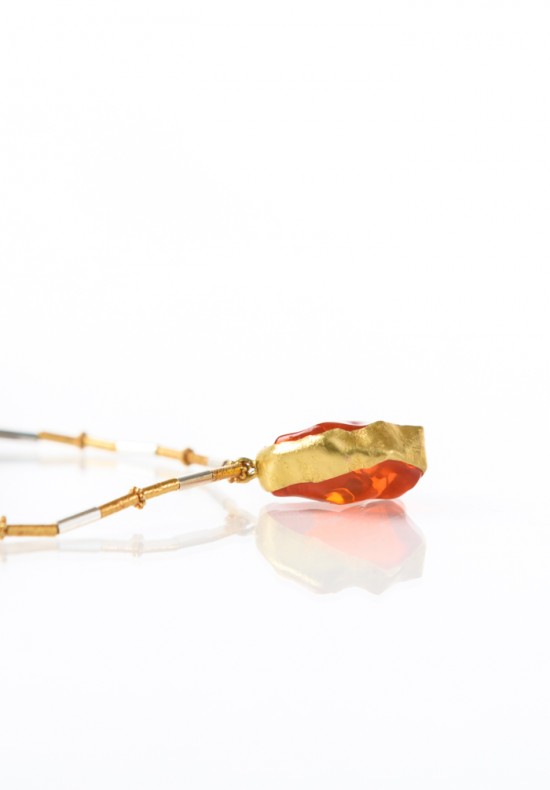 Greig Porter Mexican Fire Opal Necklace	