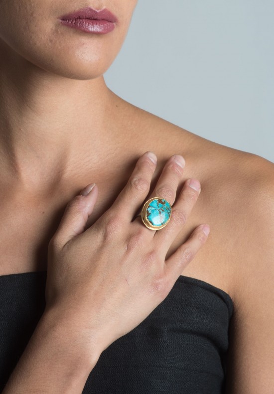 Greig Porter Bisbee Turquoise Ring	