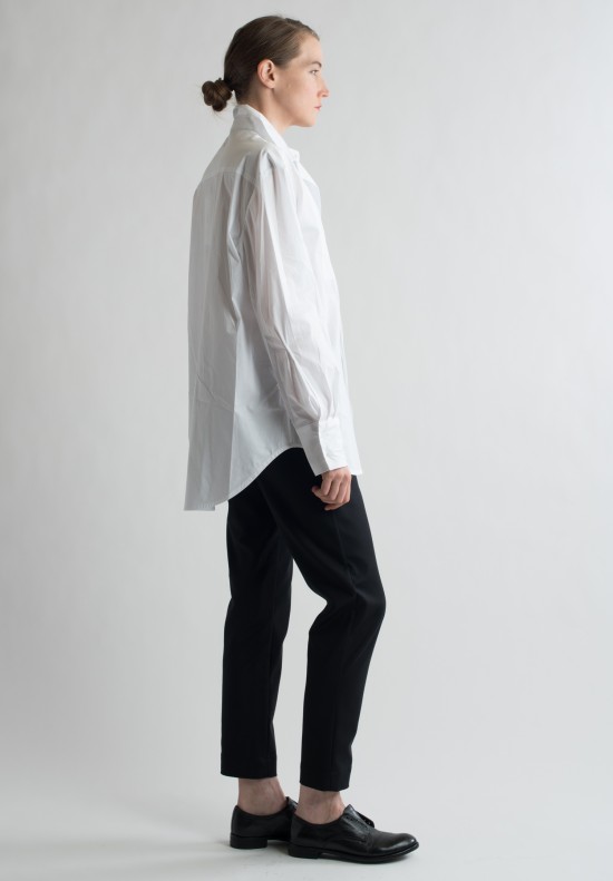A.F. Vandevorst Embroidered Blouse in White	