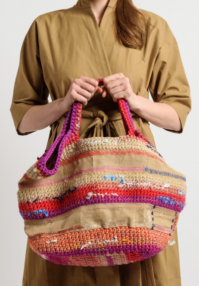 Daniela Gregis Crochet Tote in Natural | Santa Fe Dry Goods Trippen ...