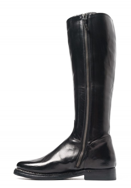 Silvano Sassetti Knee High Riding Boots in Black | Santa Fe Dry Goods ...