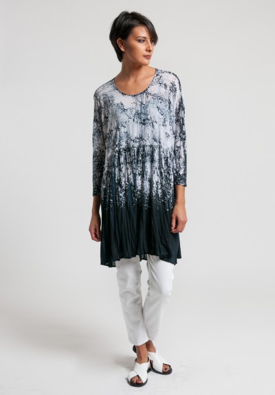 Gilda Midani Modal Oversize Dress in Black/White | Santa Fe Dry Goods ...