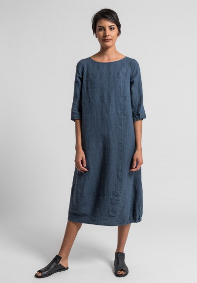 Oska Linen Tuyet Dress in Denim | Santa Fe Dry Goods Trippen, Rundholz ...