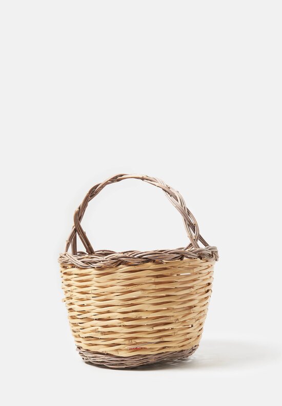 Daniela Gregis Handwoven Medium Sardinian Basket in Natural