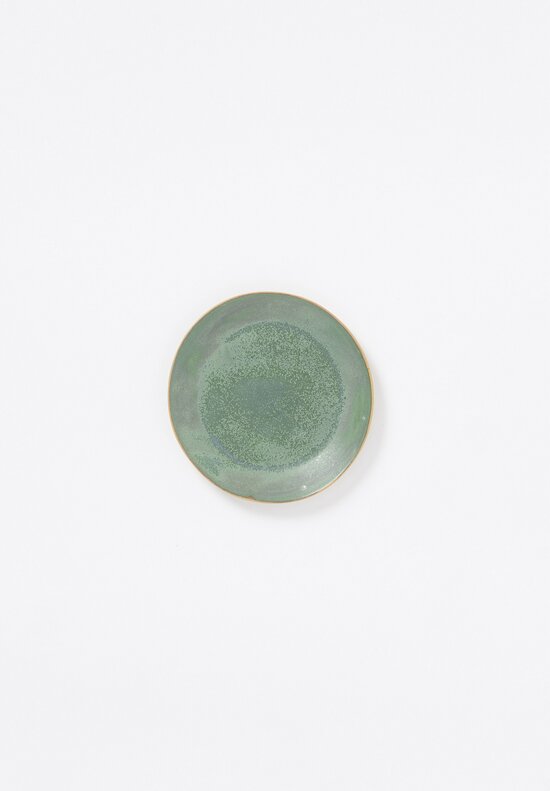 Small Ceramic Plates in Green	