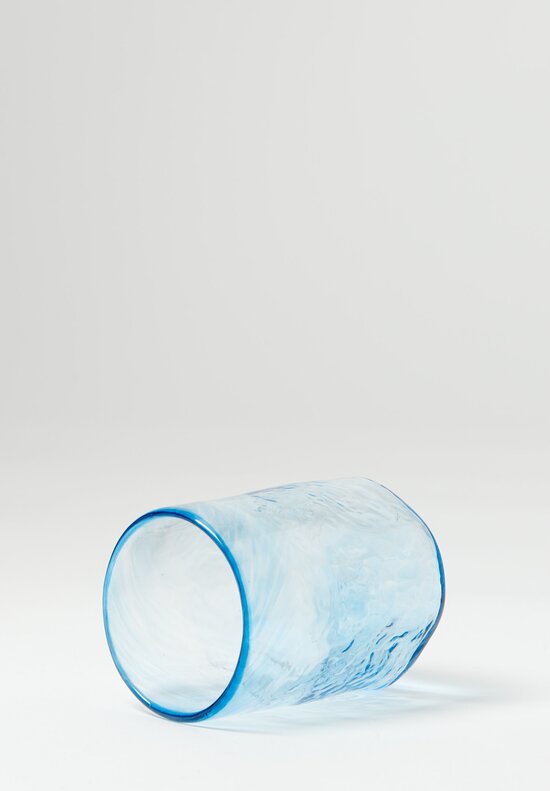 Studio Xaquixe Medium Handblown Glasses in Turquoise	