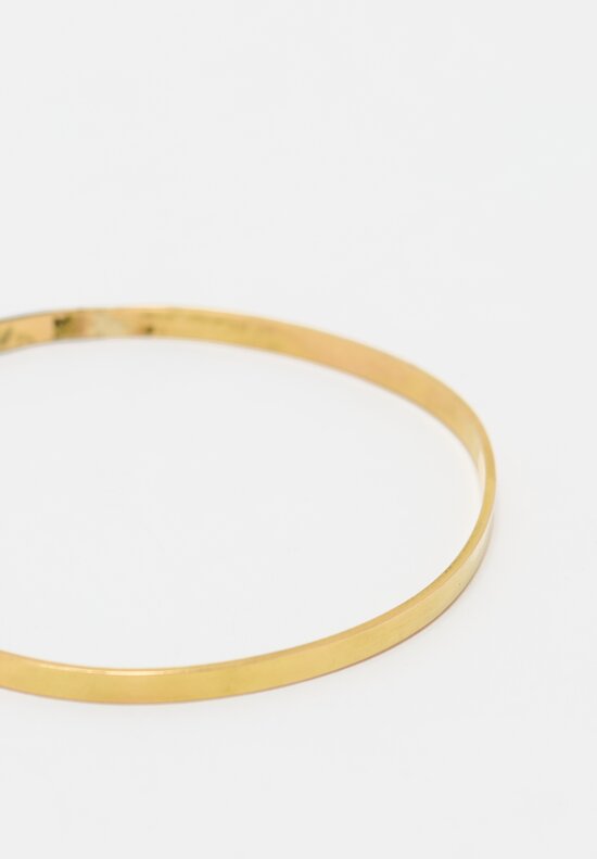 Greig Porter 18K Polished Gold Bangle Bracelet