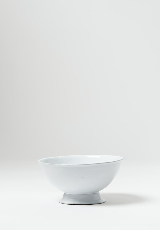 Astier de Villatte Sobre Small Salad Bowl in White	