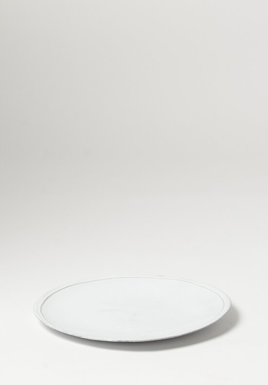 Astier de Villatte Simple Very Large Dinner Plate in White	
