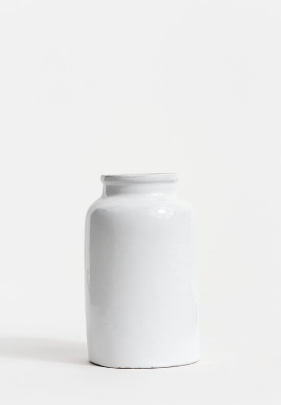 Astier de Villatte Sobre Vase in White