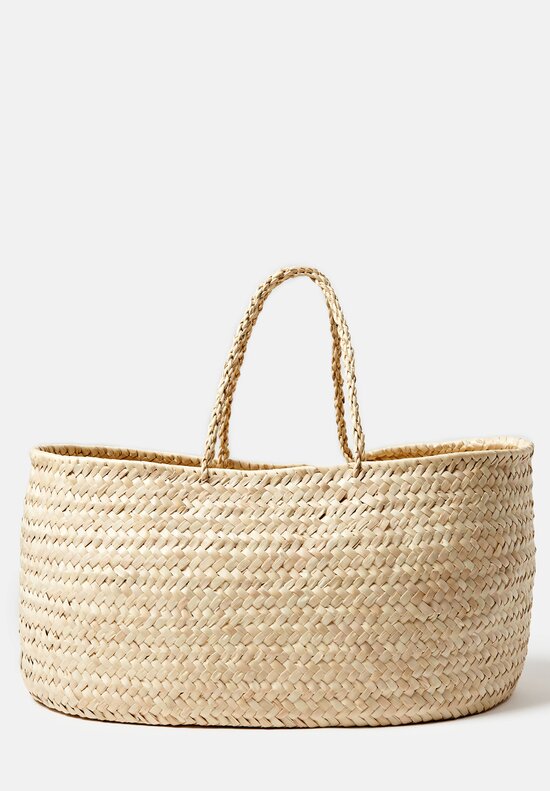 Daniela Gregis Woven Basket in Natural	