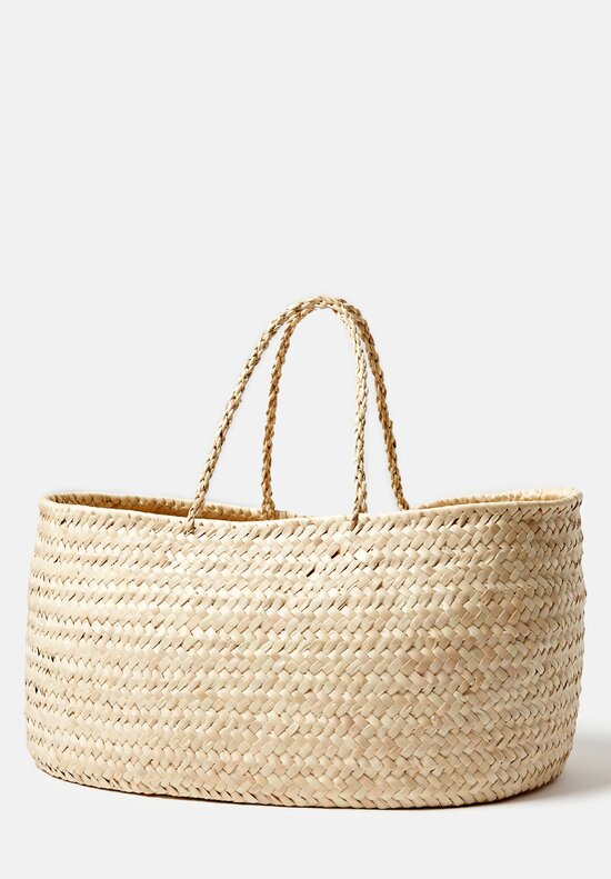 Daniela Gregis Woven Basket in Natural	