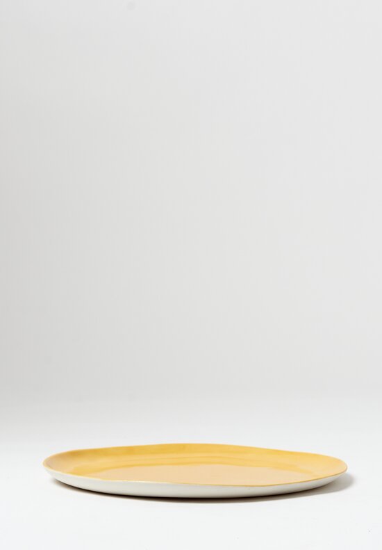 Bertozzi Solid Painted Dinner Plate in Giallo Yellow