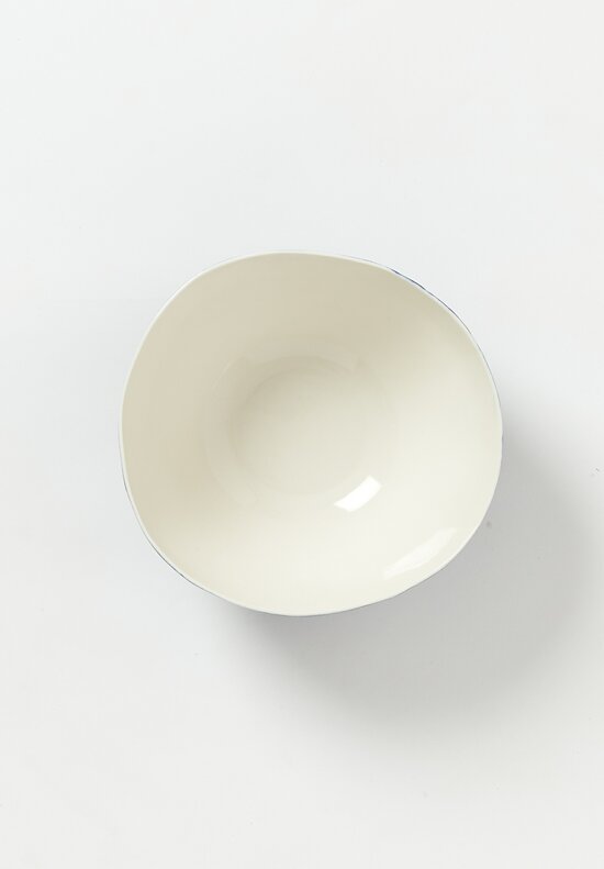 Exterior Solid Painted Salad Bowl in Blue