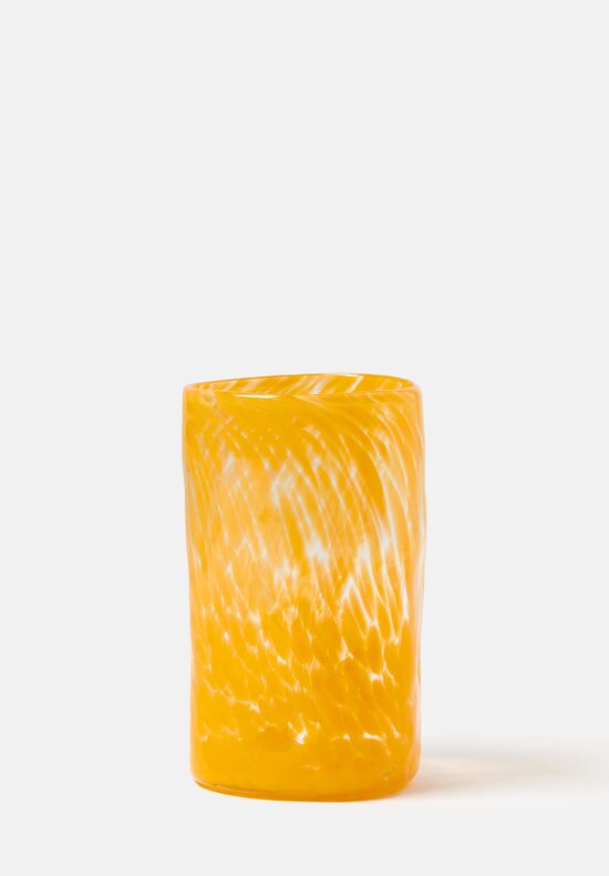 Studio Xaquixe Large Handblown Glasses in Saffron	