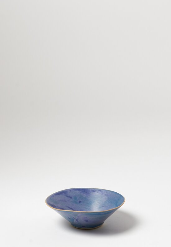 Laurie Goldstein Ceramic Conical Bowls in Blue	