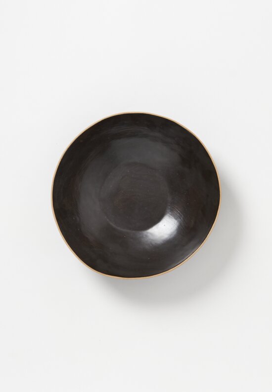 Laurie Goldstein Ceramic Salad Bowl in Black	