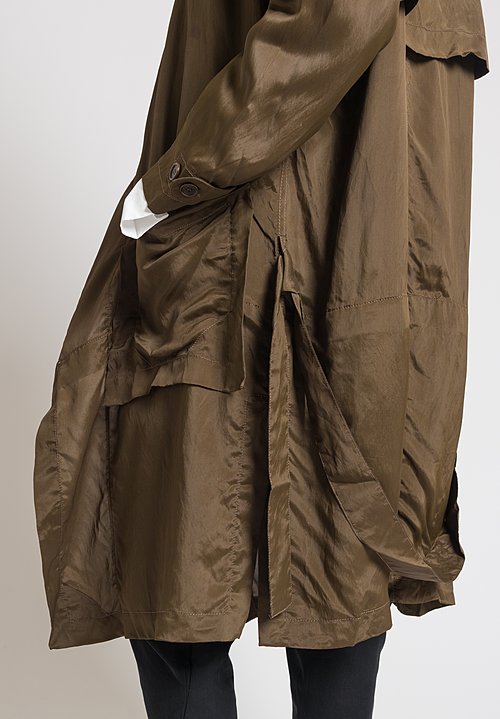 Urban Zen Parachute Trench Coat in Bronze | Santa Fe Dry Goods ...