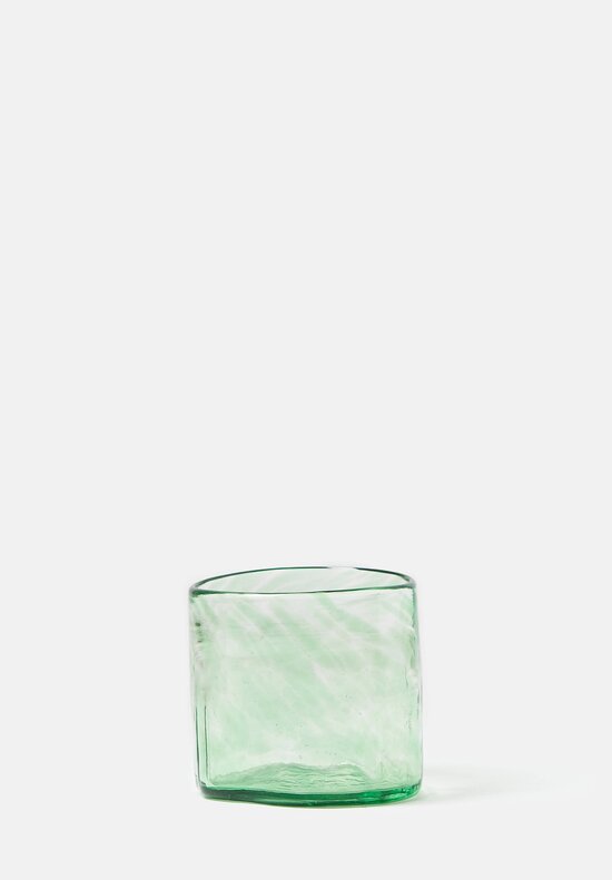 Studio Xaquixe Small Handblown Glasses in Bristol Green	