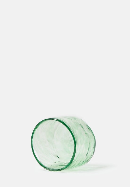 Studio Xaquixe Small Handblown Glasses in Bristol Green	