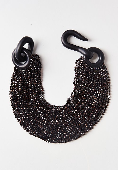 Monies UNIQUE Pearl & Ebony Multi Strand Necklace Santa Fe Dry Goods