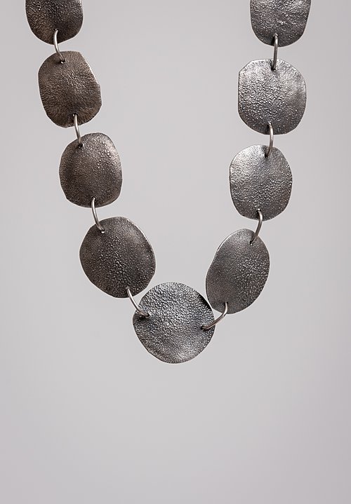 Holly Masterson Sterling Silver Disk Necklace | Santa Fe Dry Goods ...