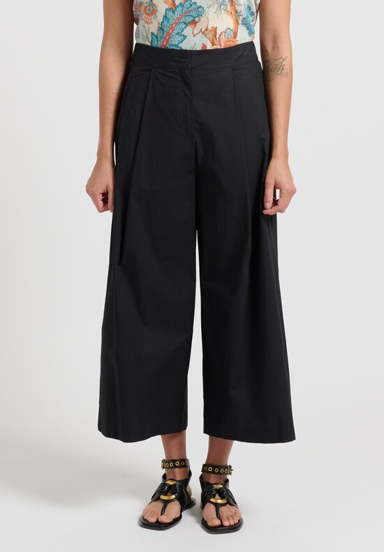 Etro Pleated Culottes in Black	