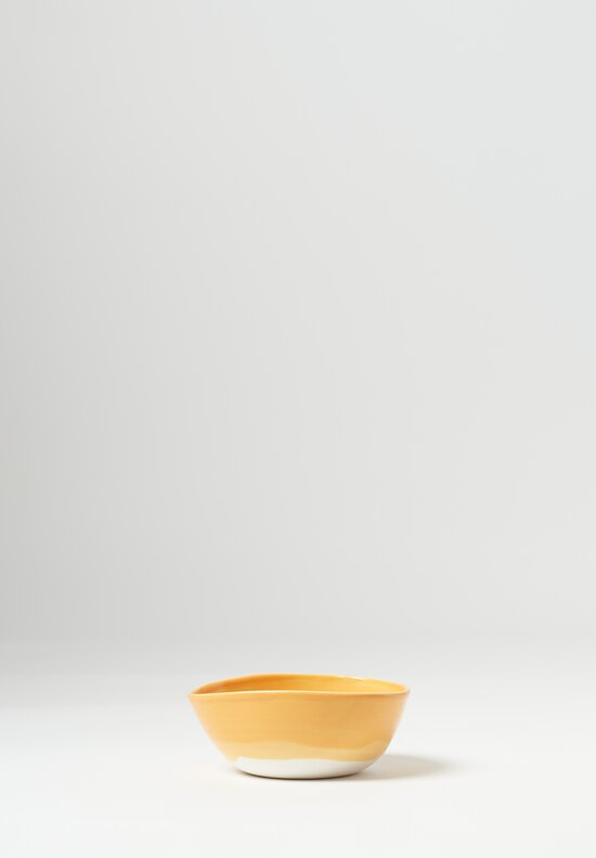 Christiane Perrochon Handmade Porcelain Cereal Bowl in Yellow