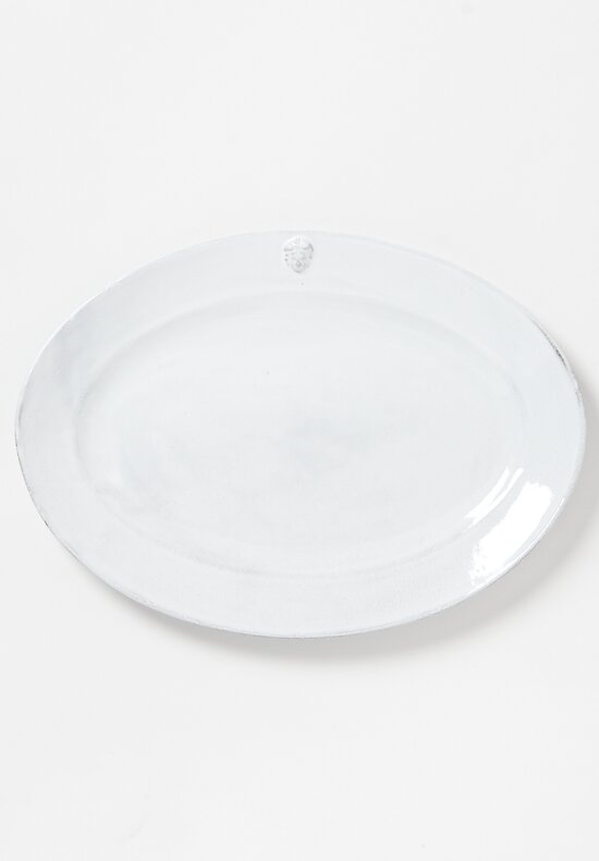 Astier de Villatte Alexandre Oval Platter in White