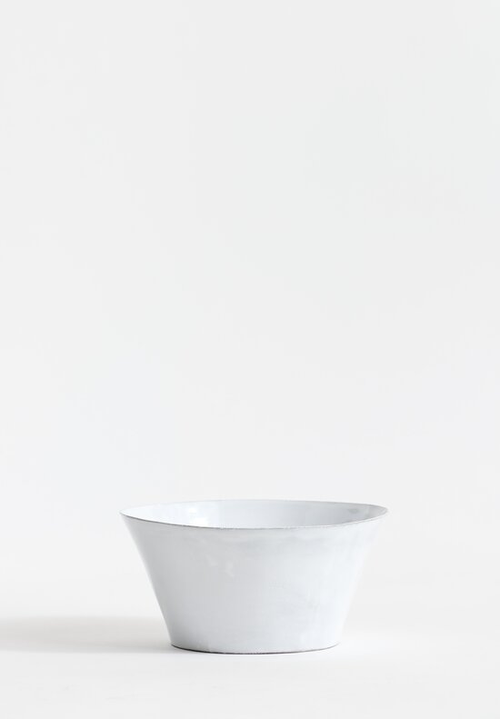 Astier de Villatte Rien Salad Bowl in White	