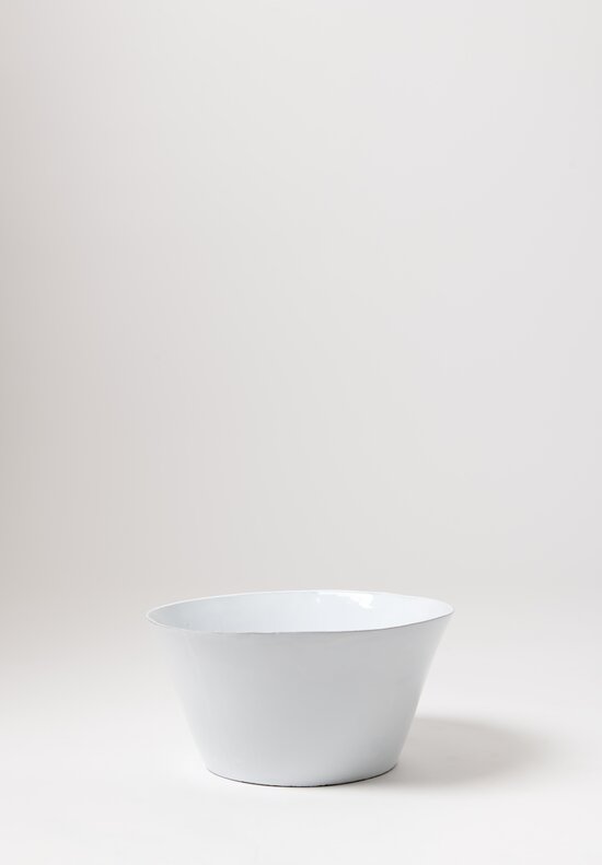 Astier de Villatte Large Rien Salad Bowl in White	