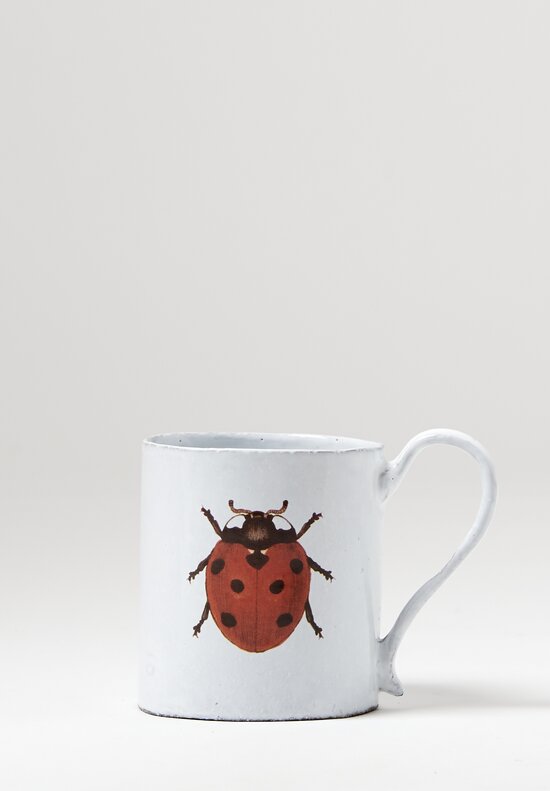 Astier de Villatte John Derian Ladybug Mug in White	