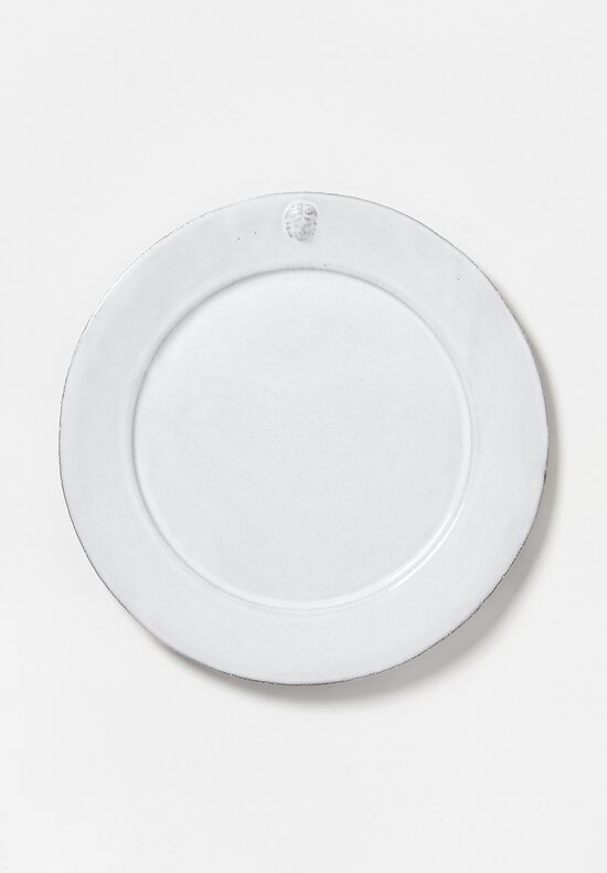 Astier de Villatte Large Alexandre Dinner Plate in White