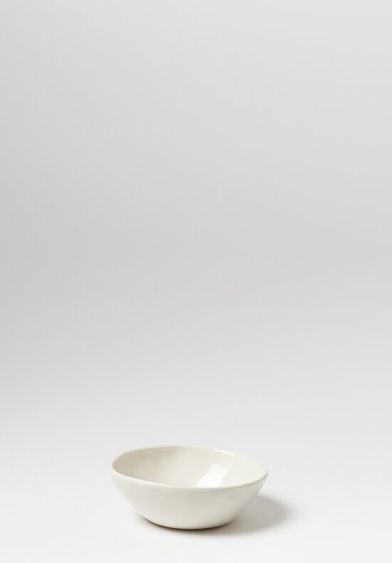 Bertozzi Handmade Porcelain Fruit Bowl in White	