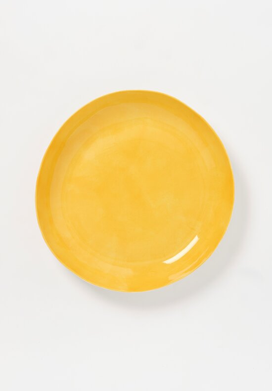 Bertozzi Solid Interior Shallow Serving Bowl in Gaill