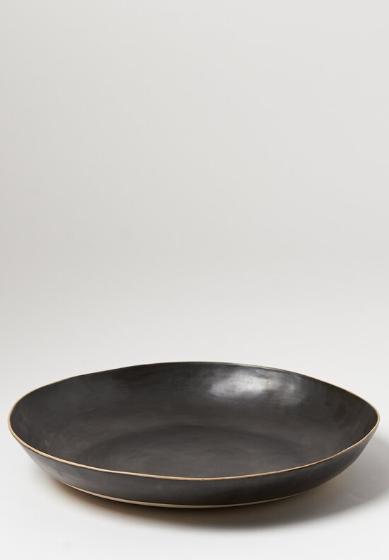 Laurie Goldstein Extra Large Ceramic Open Bowl in Black	